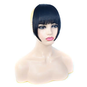 Nuova parrucca da donna spesse e soffici con doppie basette e <span class=keywords><strong>frangia</strong></span> - Product Image 3