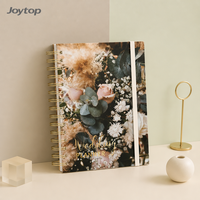 Carnet de notes A5 de luxe Joytop personnalisé avec spirale, organisateur, journal, planificateur de mariage pour la mariée, reliure spirale double fil