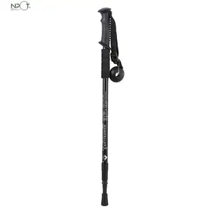 NPOT New Trekking Poles Shock Absorbing Adjustable Hiking Walking Sticks Lightweight Strong Walking Pole Aluminum 66-135 CM 135