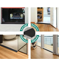 Rampe en caoutchouc pour fauteuil roulant, seuil de porte et accessoires pour portes et fenêtres de salle de bain