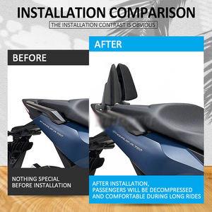 Respaldo Negro de Asiento Trasero para Pasajero de Motocicleta para HONDA FORZA 750 <span class=keywords><strong>Forza750</strong></span> NSS750 X-ADV750 X-ADV 750 2021 2022 - Product Image 5