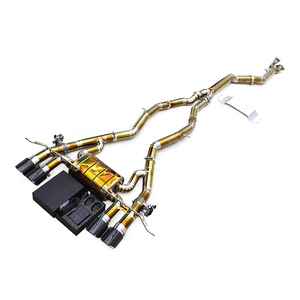 ระบบท่อไอเสีย Boska Valvetronic Muffler แบบหรูหรา ขัดเงา สำหรับ M3/M4 G80/G82 3.0T ปี 2019-2024 Boska Racing Titanium - Product Image 1