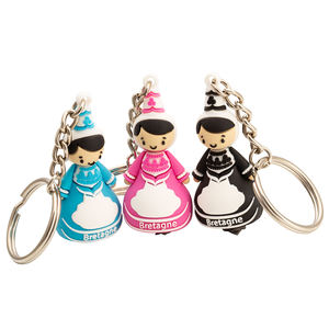 Adorable breloque porte-clés 3D Maid Girl-Design personnalisable, usine directe avec <span class=keywords><strong>service</strong></span> de conception gratuit-Commandes en gros Bienvenue - Product Image 1