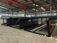 Fabrication en usine, fourniture de maisons préfabriquées prêtes à l'emploi, abris pliables préfabriqués, maisons pliantes, conteneurs transformables en magasin ou bureau à vendre