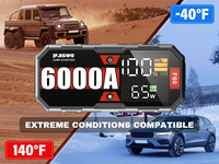 Chargeur Rapide Portable 65W, Démarreur de Secours 230W pour Moto et Voiture, Power Bank d'Urgence