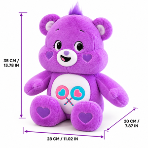 <span class=keywords><strong>Peluche</strong></span> kawaii, orsetto viola con doppio cuore, pancia con lecca-lecca e cuoricini sui piedi, per bambini dai 3 anni in su. - Product Image 4
