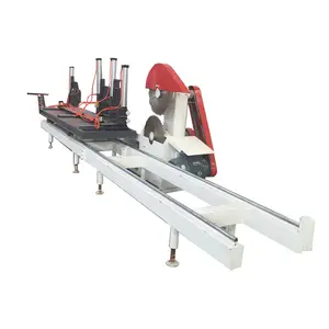 Manual type wood sliding table sawmill wood saw machines