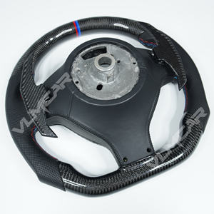 Volante de fibra de carbono personalizado privado con paleta de cambio y cuero perforado para BMW 3 Series M3 E46 E39 E53 330ci <span class=keywords><strong>325i</strong></span> - Product Image 6