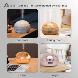 Humidificateur d'aromathérapie multicolore, design taillé en diamant, diffuseur d'huiles essentielles silencieux pour salon, bureau, <span class=keywords><strong>yoga</strong></span> - Product Image 4