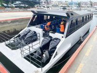 Catamaran à moteur à assistance en aluminium 75 passagers 15m, bateau-taxi, ferry, bateau à passagers en vente