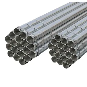 hot dipped galvanized hollow round seamless steel iron tubes m.s. pipe suppliers