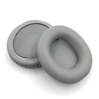 Bantalan Telinga Pengganti untuk Headphone ATH-SR30BT, Kulit Protein, Busa Memori, Peredam Kebisingan