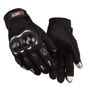 Gants de sport athlétiques à demi-doigts pour hommes, protection des articulations en polyester d'hiver pour les courses de motos, équitation à vélo en plein air - Product Image 2