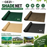 Filet d'ombrage agricole pour serre, protection des cultures, gris/noir, 20% 25% 30% 75% 80%