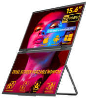 15.6 pouces M4 moniteur Portable Triple FHD 1080P IPS écrans Type C Interface ordinateur portable Extender pour PC & Ps5 ordinateur