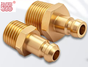 Conector Neumático Industrial de Acoplamiento Rápido - Rosca Macho G de 1/4\", 3/8\", 1/2\", Conector de Manguera de Alta Presión Liso Tipo Americano para Línea de Aire - Product Image 4