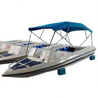 Yacht de sport électrique Meierya M-002 8 personnes 5 mètres en fibre de verre avec vitesse de 40 à 60 km/h pour les sports nautiques