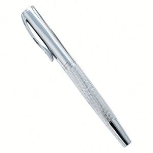 High Quality Luxury Ps-20250827-10 Full <b>Color</b> Ballpoint <b>Pens</b> Custom Logo Chrome Silver Carved Designs Fashion - Product Image 4