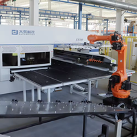 Dardontech Presse à poinçonner CNC à tourelle 46 stations multifonctionnelle avec positionnement de moule, roulement de profilés, gravure et formage de persiennes intégrés