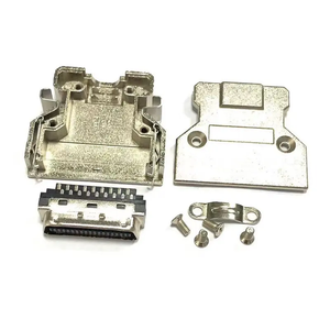 ขั้วต่อ SCSI 36 พิน คุณภาพสูง แบบ MDR ระยะห่างระหว่างพิน 1.27 มม. ชนิดตัวผู้ พร้อมฝาครอบโลหะ แบบเชื่อมต่อสายด้วยการบัดกรี - Product Image 2