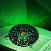 Lampe de table créative en forme de donut avec ciel étoilé, veilleuse pour salon/chambre, lampe murale ciel étoilé, lampe décorative tactile