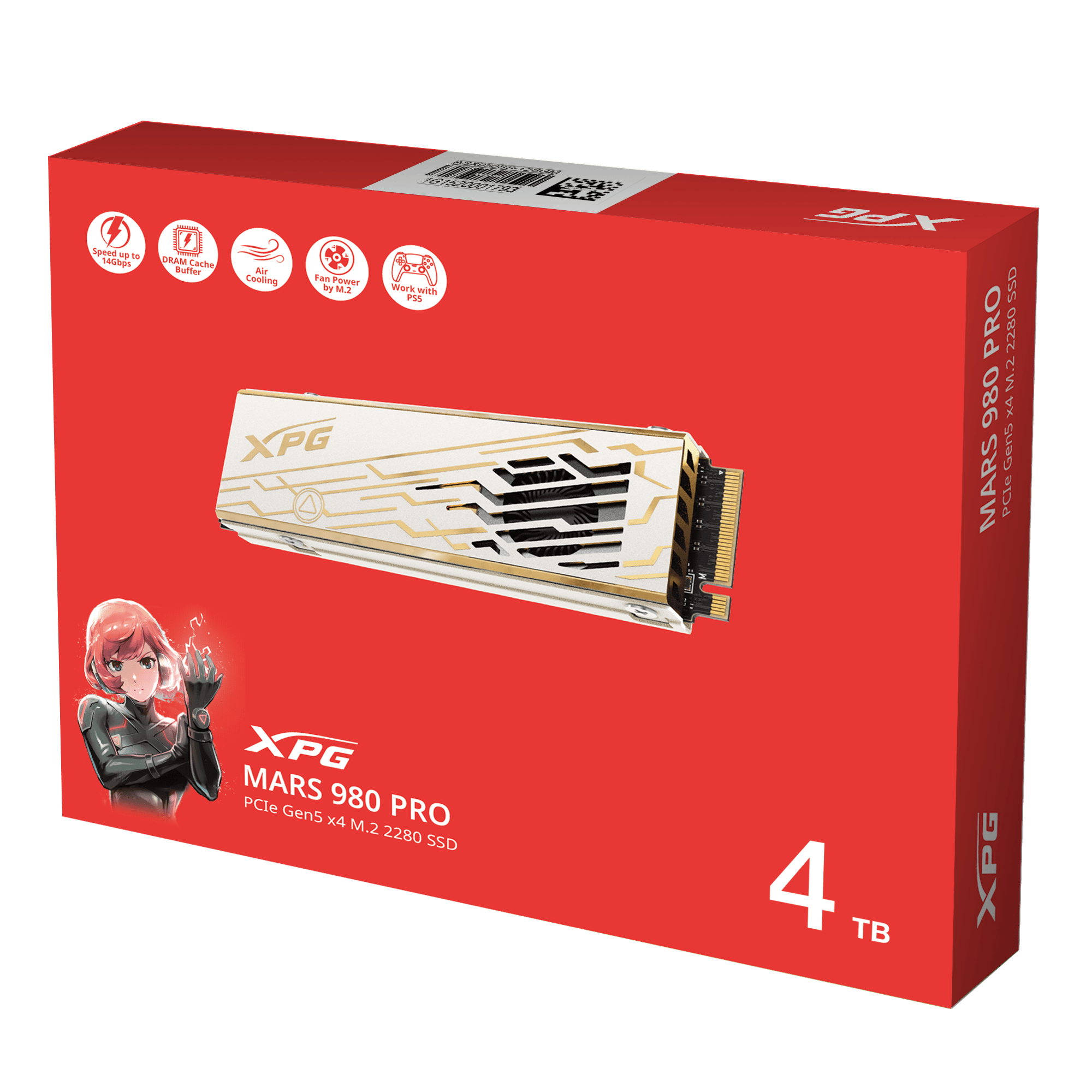 Mars 980 Pro Gen5 X4 M.2 2280