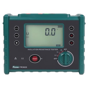 Mégohmmètre numérique haute tension FUZRR FR3025 FR3025E 2500V, instrument de mesure de la résistance d'isolement et de l'impédance pour électricien - Product Image 1
