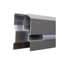 Plinthe de protection en aluminium robuste pour terrasse et jardin, étanche, durable, facile à installer, pour usage extérieur