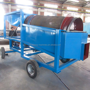 Mini Trommel Portátil <span class=keywords><strong>con</strong></span> <span class=keywords><strong>Motor</strong></span> Diésel para Separación de Oro Aluvial, Ecológico y de Protección Ambiental - Product Image 4