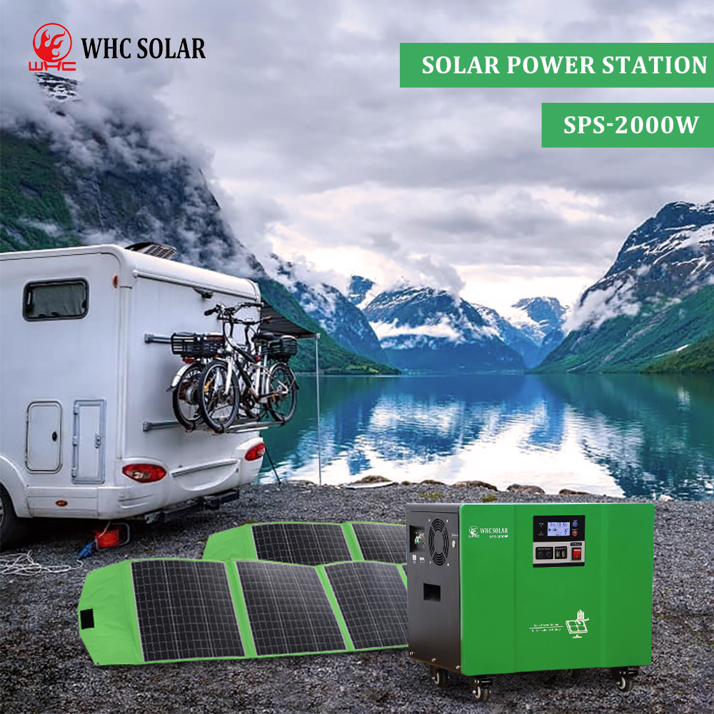 WHC Solar Portable Solar Generator for Home Use Useful Solar Electric Generator Mini Solar Kit · image 1