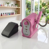 Machine à ongles électrique en plastique JD105H, moteur à balais, multi-prises 100V-120V/220V-240V, 35000 tr/min, professionnelle, faible bruit, populaire