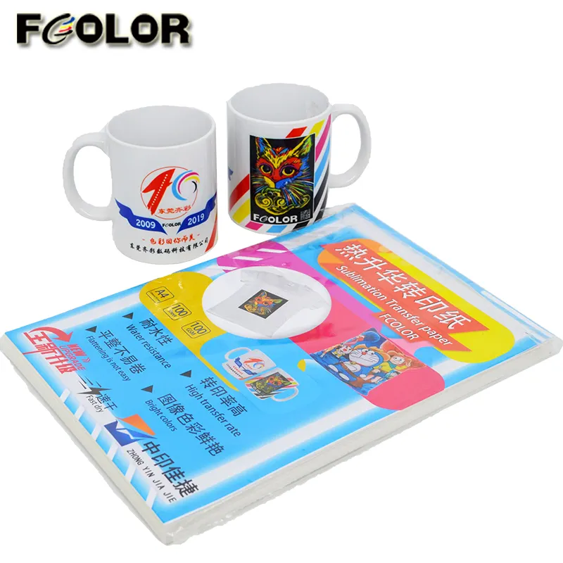 タンブラーカップ用FCOLORA4昇華熱転写紙マグプレートマウスTシャツ & 印刷用セラミックサイズA3