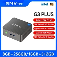 GMKtec Mini Pc GMK G3 PLUS NUCBOX Windows 11 Pro Alder Lake N150 Intel 12th WiFi 6 Ordinateur de bureau Mini Pc Work for gaming pc