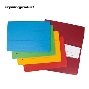 Skywingproduct ba màu đá màu xanh gói của 10 <span class=keywords><strong>Foolscap</strong></span> 345x226mm mở rộng nửa nắp điền tài liệu ví - Product Image 5