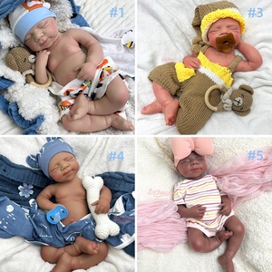 Muñecas Reborn Personalizables con Forma de Rostro, Cuerpo de Silicona Suave, Bebé Reborn Realista, Niña Recién Nacida, Bebé Reborn de Silicona para Niños, Juguete - Product Image 5