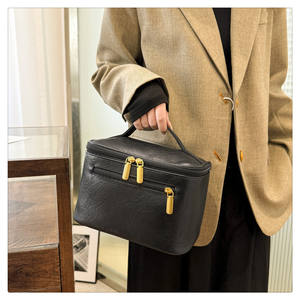 Fashion Hand Cosmetic <b>Bag</b> Large Capacity Cosmetic Storage Handbag Convenient <b>Wash</b> <b>Bag</b> <b>Travel</b> Ladies Cosmetic <b>Bag</b> <b>for</b> Women - Product Image 5