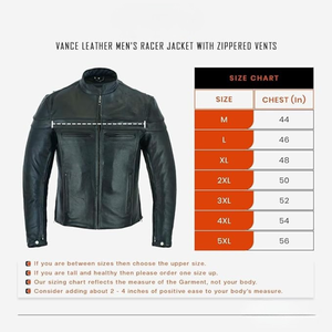 Blouson de moto en cuir véritable pour homme avec poches zippées, veste de motard, vêtement d'extérieur durable et résistant - Product Image 5