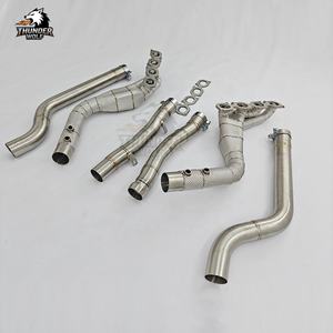 Collecteurs d'échappement et d'admission à livraison rapide <span class=keywords><strong>Hetu</strong></span> pour Mercedes Benz C63 AMG W204 6.2L V8 SS304, collecteurs longs et downpipe - Product Image 4