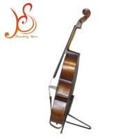 HUASHENG 4/4 Matte Cello Set Solid Spruce Top Maple Back/Sides Cello Advanced Rosin Padded Gig Bag Advanced Rosin for Beginners