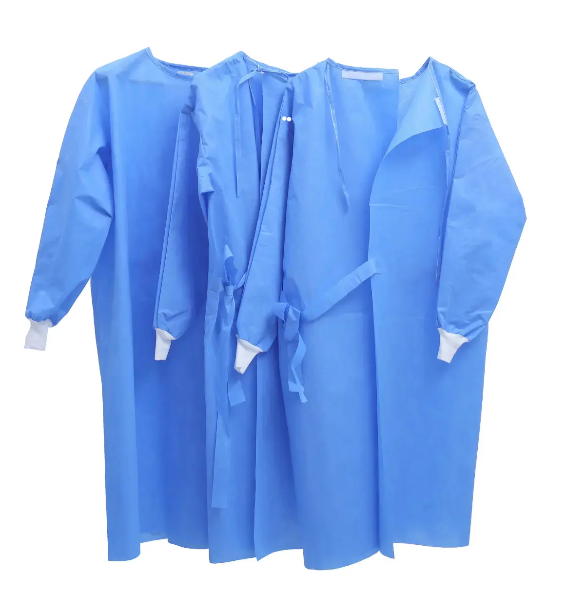 Hospital doctor gown non woven SMS/PP disposal surgical gown