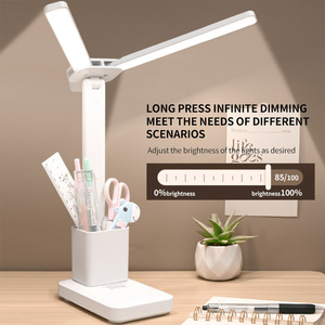 Hiện đại kép đầu gấp <span class=keywords><strong>LED</strong></span> ánh sáng ban đêm bảng đèn điều khiển cảm ứng linh hoạt thiết kế đơn giản pin <span class=keywords><strong>Powered</strong></span> cho phòng ngủ phòng khách - Product Image 2