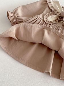 2026 ชุดเดรสฤดูใบไม้ผลิสำหรับเด็กผู้หญิง ชุดเดรสแฟชั่นสไตล์ป่า ชุดเดรสเจ้าหญิงแขนยาวคอปกสไตล์อะคาเดมี่สำหรับเด็กผู้หญิง - Product Image 6