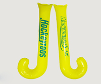 Bâtons gonflables de bruit de tonnerre d'encouragement pour Sporting Bangbang Noisemaker Bâton gonflable de ballon publicitaire personnalisé avec paille
