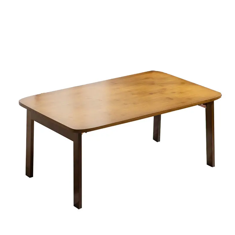 Neanzhu — Table pliante en bois massif, petite Table d'ordinateur, Tatami d'étude, Table basse pour l'intérieur et l'extérieur