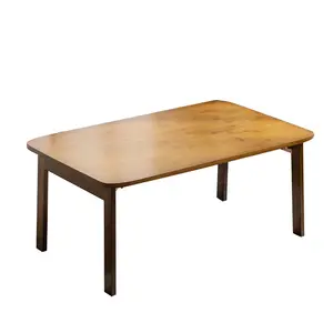 Chinese Nanzhu Folding Household Dining Table Small Solid Wood Bed Computer Table Tatami Study Coffee Table For Indoor Outdoor