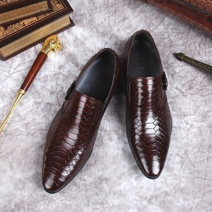 Zapatos Oxford <span class=keywords><strong>de</strong></span> Punta Puntiaguda <span class=keywords><strong>de</strong></span> Estilo Moderno para Negocios, con Aumento <span class=keywords><strong>de</strong></span> Altura, <span class=keywords><strong>de</strong></span> Cuero Genuino, para Fiestas Casuales, con Estampado Animal - Product Image 2