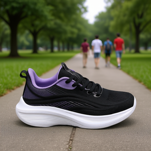 Zapatillas Deportivas Casuales para Estudiantes de Secundaria, Parte Superior de Malla, Suela de EVA, Transpirables, para Todas las Temporadas, Punta Redonda, Estilo con Cordones - Product Image 2