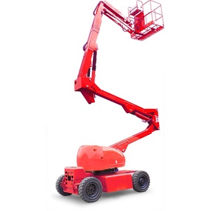 Plataforma Elevadora Hidráulica Móvil Eléctrica con Brazo Articulado, 10m 12m 14m 18m 300Kg, Estabilizadores 6x8/7x8 Pies, 1 Año de Garantía - Product Image 5