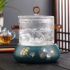 Marmite en verre borosilicate de haute qualité, grande capacité, transparente, pour cuisinière électrique et vitrocéramique, pour soupes et bouillons, vente en gros - Product Image 3