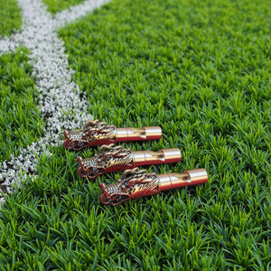 Винтажный латунный брелок для рефери-свисток для кемпинга на открытом воздухе, безопасности выживания, для детей в чрезвычайных ситуациях, громкий свисток с ремешком - Product Image 1